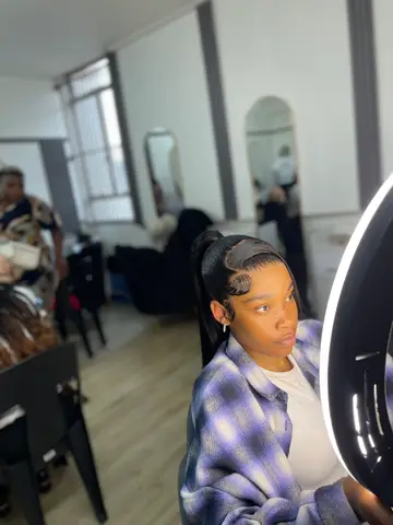 Frontal ponytail